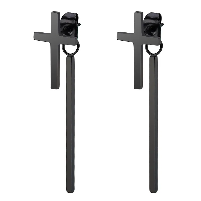 Titanium steel earrings