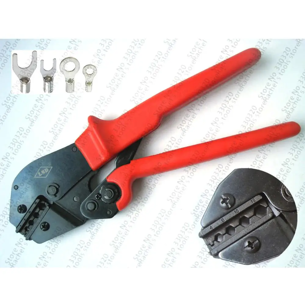 Non insulated spade terminal cable lug crimping tool AP 416TX capacity