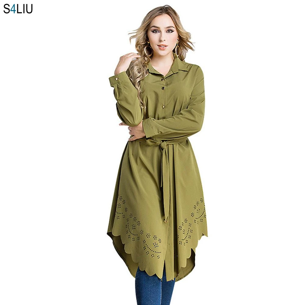 Женская блузка и платье Abaya свободная туника Jubah размера плюс Рамадан
