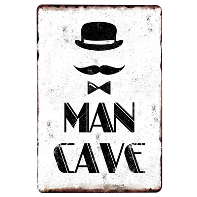 [SQ-DGLZ] Новые мужские правила пещеры металлическая жестяная вывеска говядины на стену для дома и бара дощечки с рисунком вечерние бар вывеска для декора художественный плакат металл