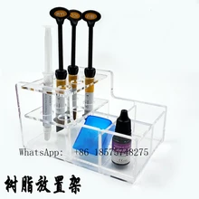 Стоматологический клейкий держатель из смолы шприц акриловый Органайзер