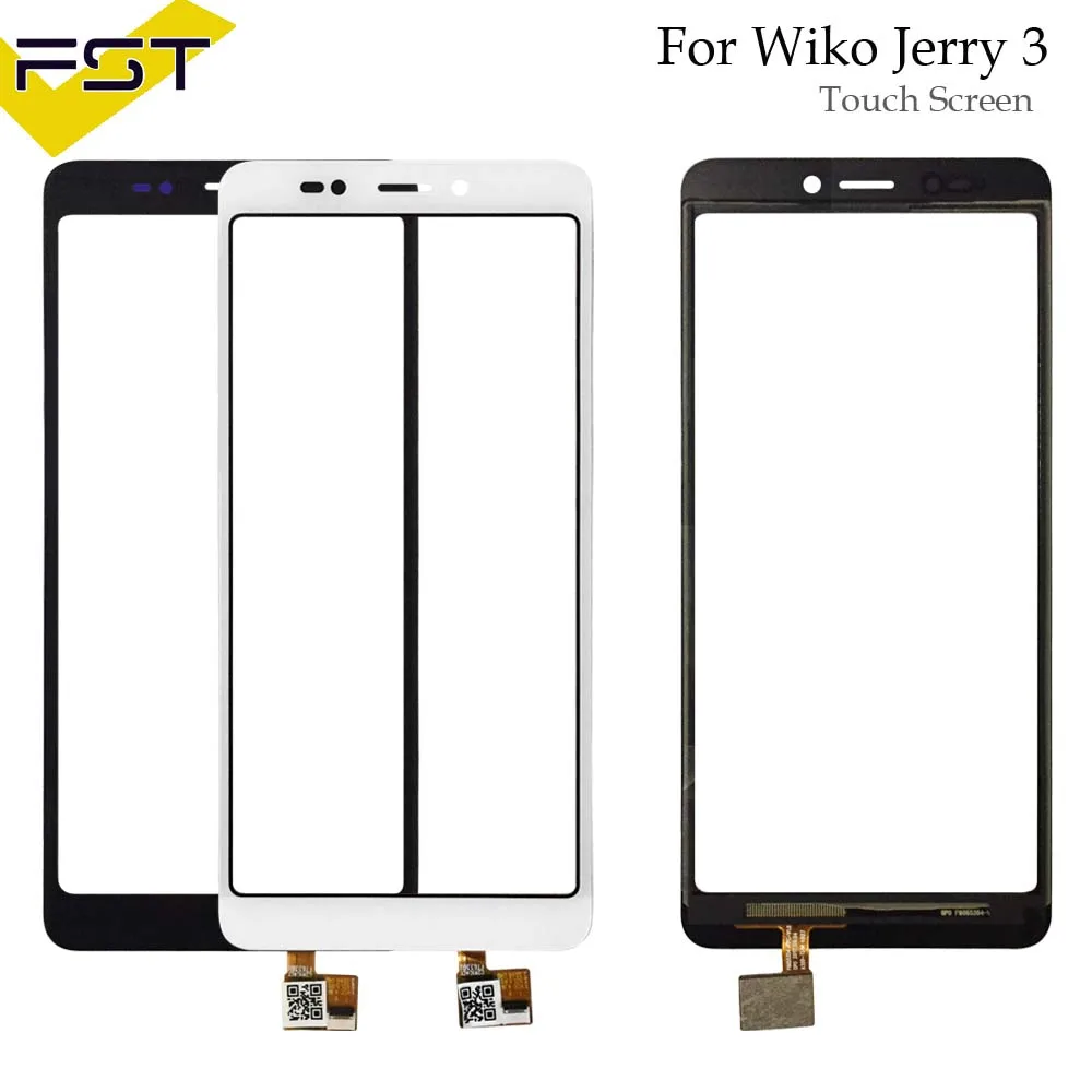 5.45 ''Nero/Bianco Nuovo Touch Screen Digitizer Pannello Per Wiko Jerry 3 Touch Screen Del Pannello Frontale Obiettivo Di Vetro Del Sensore Touchscree