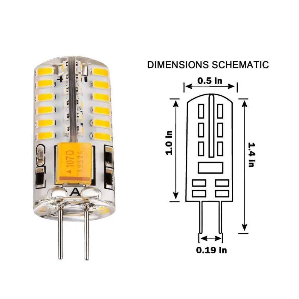 3014 светодисветодиодный G4 48 SMD 3 Вт светильник почка освесветильник лодки s AC/DC 12 В
