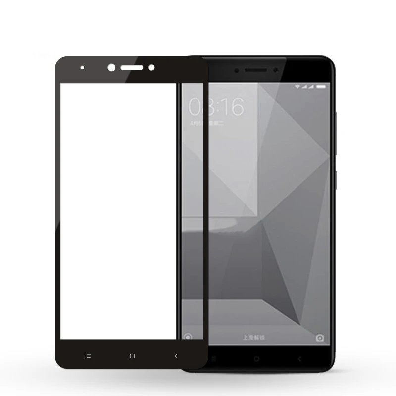 

ANJIRUI Full-Screen Tempered glass film for Xiaomi Redmi 4X Redmi Note 4X Screen Protect Tempered glass for Xiaomi MI redmi 4X