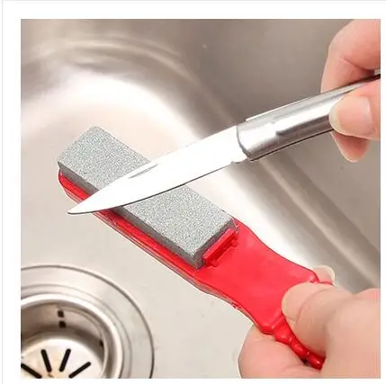 

Household hand - held sharpener multi - purpose fast grinder stone sharpening bar double - sided coarse grinding mill knife scis