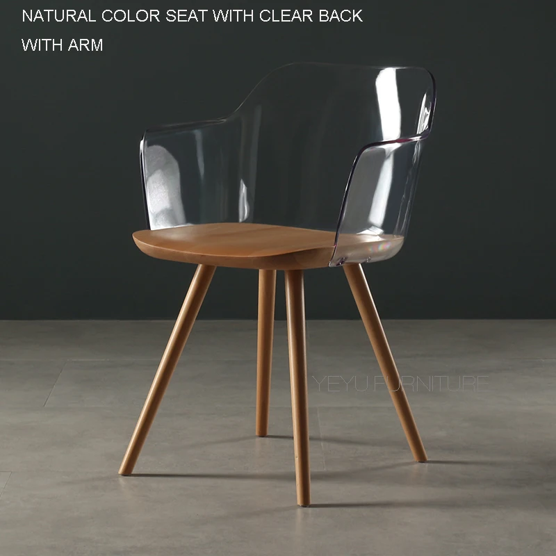 natural clear arm chair 2