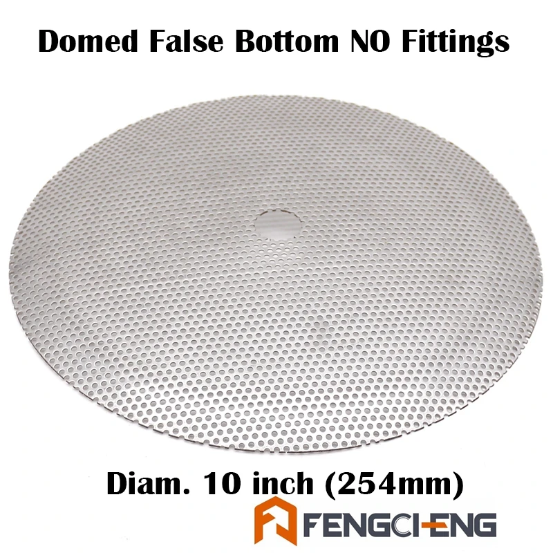 

10" 254mm Stainless Steel Domed False Bottom NO Fittings Homebrew Mash Tun Cooler Beer Brewing All Grain Brewing Parts,Hopback,