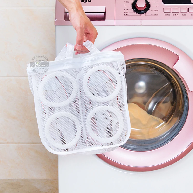 Konco Laundry Bag Shoes Washing nesh Bag Shoes Drying Bags laundry hamper washing machine bags for shoes