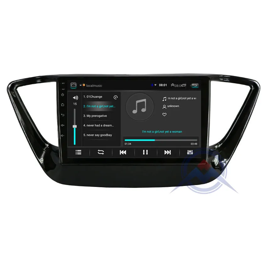 Perfect ZOHANAVI 2.5D IPS Android Car DVD Multimedia Player GPS For Hyundai Verna Solaris 2017 2018 audio radio stereo navigation 4