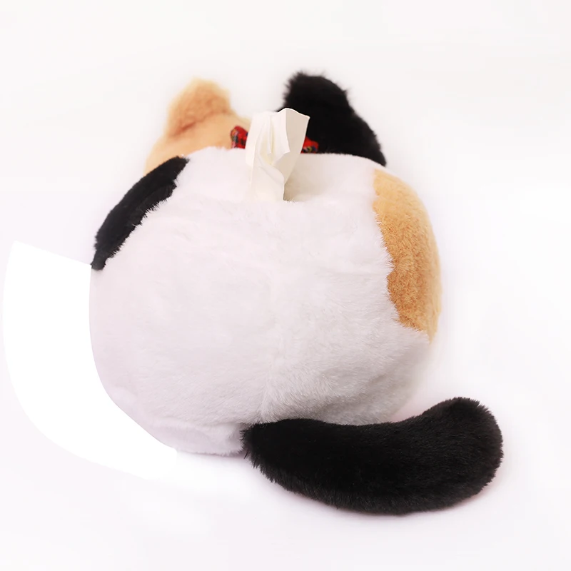 30 см Kawaii Мультфильм Япония кошки Куро микенезуми плюшевая коробка для салфеток в