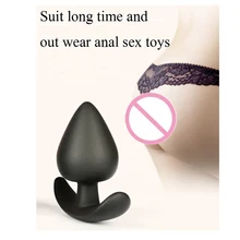 Black Anal Sex Toys Silicone Butt Plugs Sex Toys Both For Women And Men Anal Plug Silicone Anal Toys O2