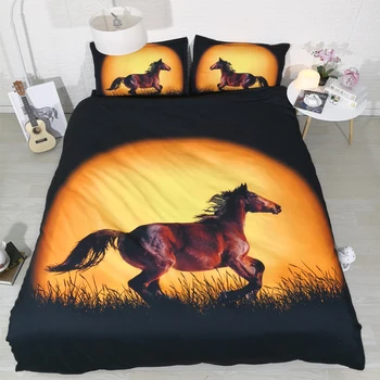 

Classical rhyme Digital print Bedding Set Quilt Cover Design Bed Set Bohemian a Mini Van Bedclothes 3pcs JF129