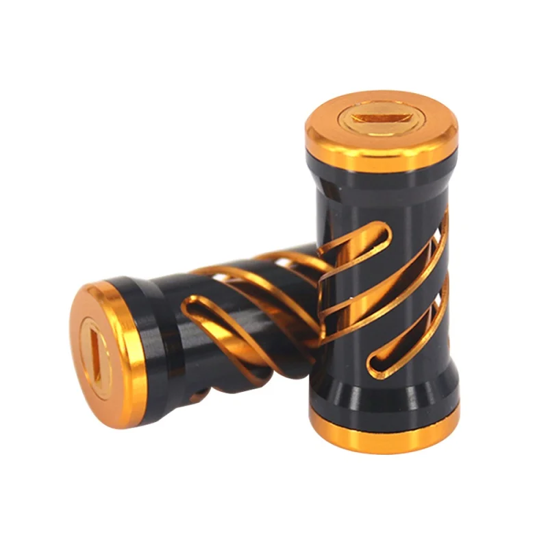 

Fishing Replacement Reel Handle Knob Spiral Pattern Printed Aluminum Alloy Wheel Grip DIY Refit Accessories