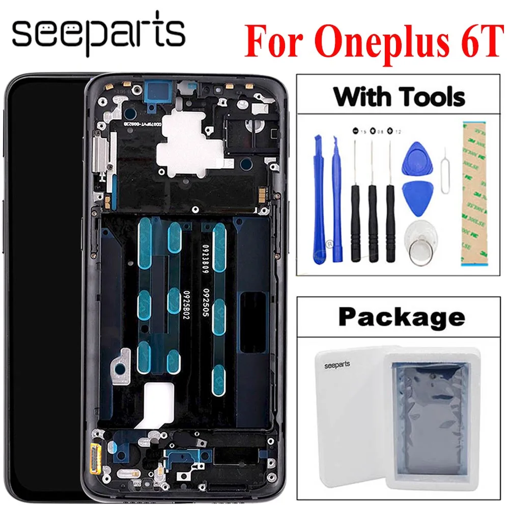 Oneplus 6T LCD Display Screen Touch Panel Assembly Original One plus 6T