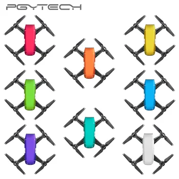 

PGYTECH New sticker Decals skin for DJI Spark series colorful and bright scotchcal film waterproof drone Accessoires 8pcs combo