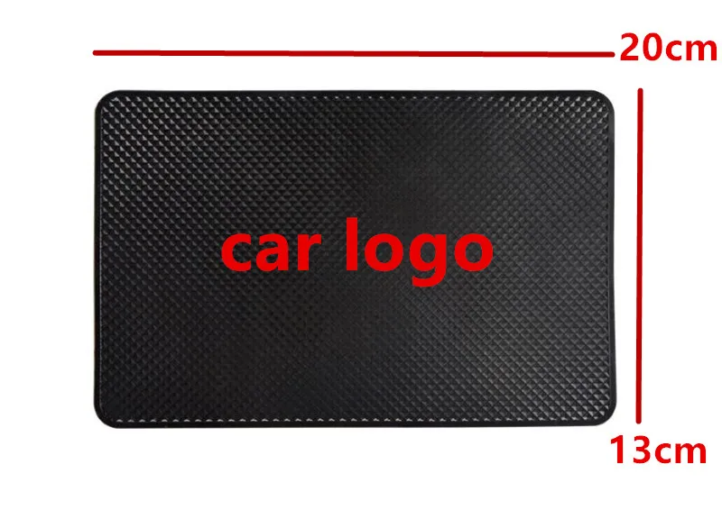 

1X 20*13cm Car Logo Car Non-Slip Mat for Volkswagen POLO Tiguan Passat Golf Jetta Bora Touareg Touran CC Car Styling Accessories