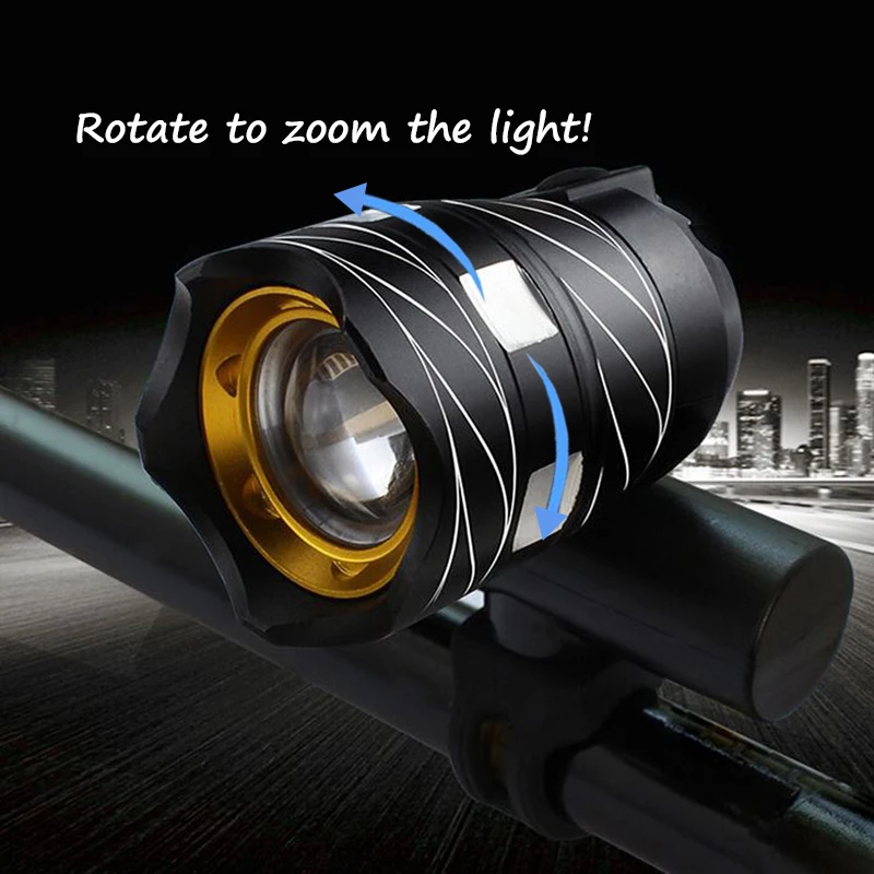 JoShock 15000LM T6 LED Bicycle Light Bike light Front Lamp Outdoor Zoomable Torch Headlight USB Rechargeable with Taillight JoShock 15000LM T6 LED Bicycle Light Bike light Front Lamp Outdoor Zoomable Torch Headlight USB Rechargeable with Taillight