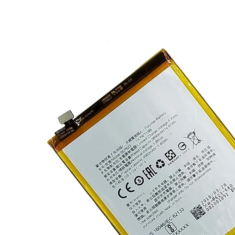 BLP623 4000 mAh батарея для OPPO R9s Plus батарея замена батарея, батарейка, аккумулятор