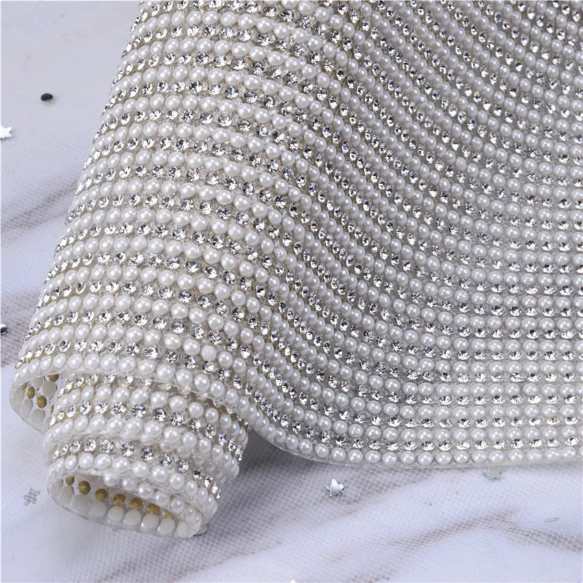 

Free ship 24x40cm/pieces clear crystal Hot-fix pearls glue mesh rhinestone colorful stone for motif rhinestone sheet banding