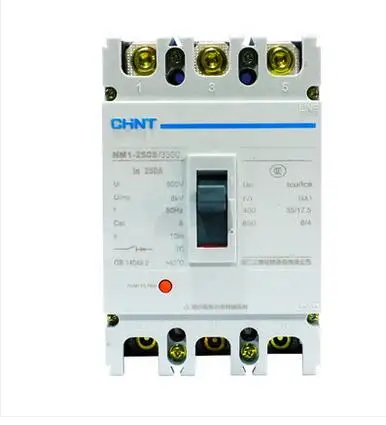 1 шт. Chint NM1-250S/3300 125A 250A 200A 160A 3P воздушный выключатель Литой чехол автомат защити цепи