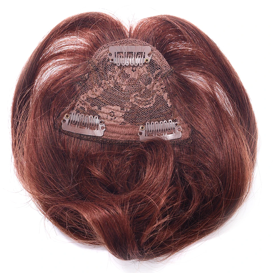 LADYSTAR заколка для челки Человеческие волосы Remy аккуратная челка 6 дюймов до 8 дюймов модная цельная бахрома 27 г для белых/черных женщин