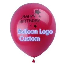 100 шт./лот 10 дюймов 2.8 г реклама воздушном шаре печати пользовательские настраиваемые жемчуг и матовый воздушный шар латекса для день рождения
