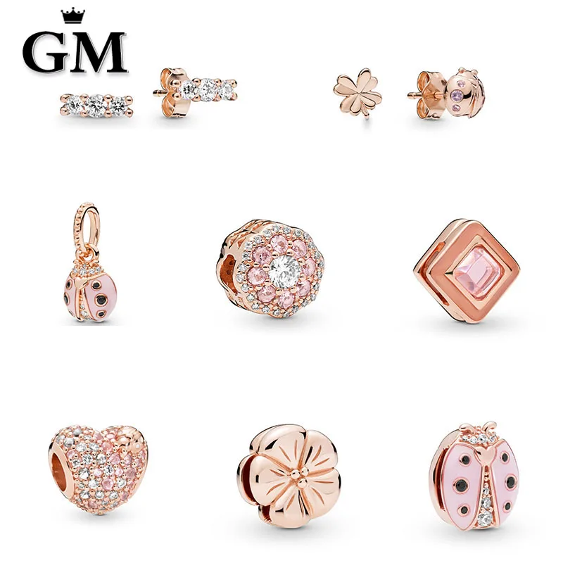 

GM 100% Pure Silver Original Copy High Quality 1:1 2019 Latest Spring New Type Plated Rose Gold Logo Free Wholesale Manufacturer