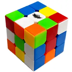 Лидер продаж Cyclone Boys Magic Cube 56 мм 3x3x3 Stickerless головоломки с розничной коробке скорость Cubo квадратный образования игрушечные лош