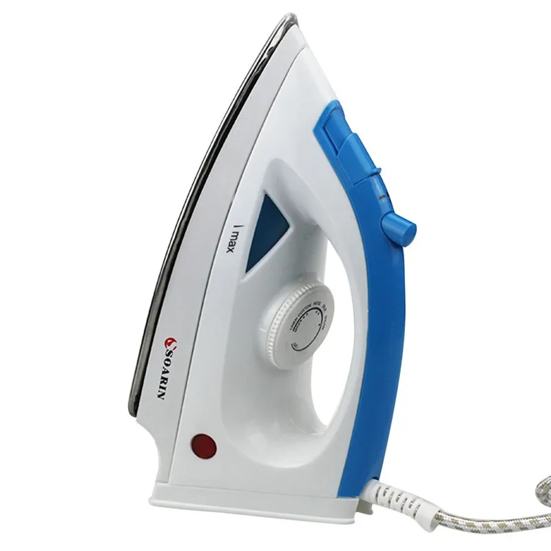 

SOARIN Electric Steam Iron With Adjusted Temperature Stainless Steel Baseplate Steamer Portable For Clothes Household Appliance