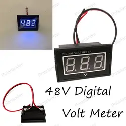 1.6 "х 1" х 0.79 "Новый Дизайн 48 В корзину синий Цифровой вольтметр Батарея датчик Club car 48 вольт