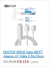 DOITOP USB концентратор USB 3,1 тип-c к HDMI/USB3.0 концентратор/SD TF карта конвертер 7 в 1 расширитель 4 к HDMI кабель цифровой аудио видео адаптер