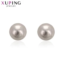 Xuping אופנה פשוט בהיר הרבעה עגילי נירוסטה תכשיטי אישה האהבה יום מתנות S66, 3-93623(China)