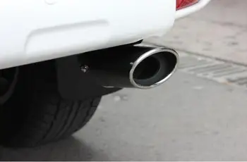

Stainless steel Tail End Pipe Exhaust Muffler Tip Trim 1pcs/set For Toyota Land Cruiser Prado FJ150 2014 2015