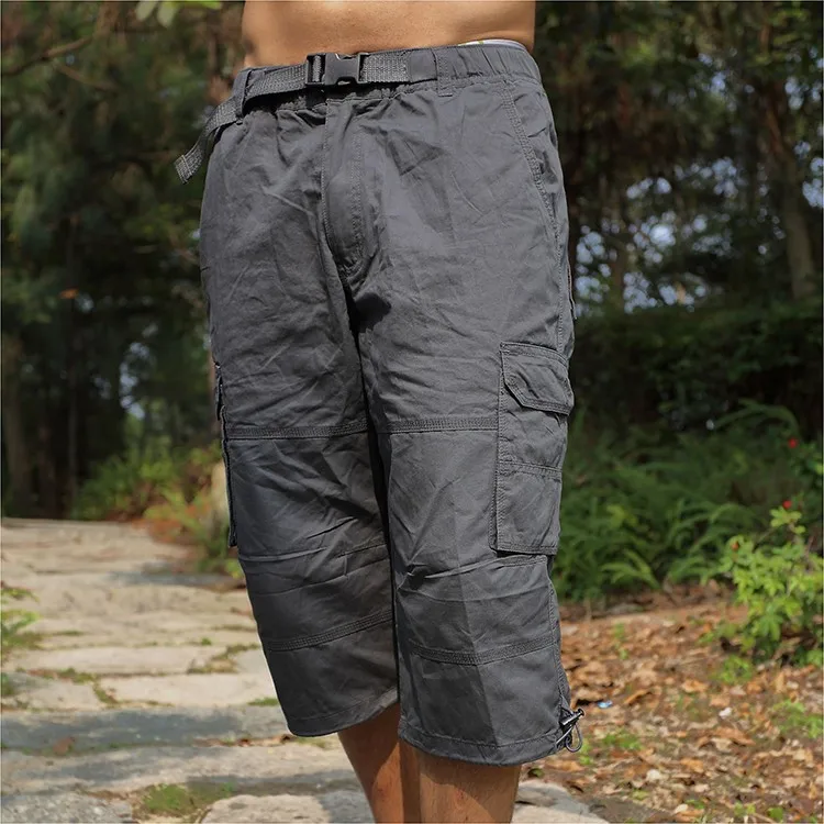 Jozsi Высококачественная Мужская многокарманная Рабочая одежда мужская тактическая Боевая спортивная короткая хлопок мужские укороченные брюки