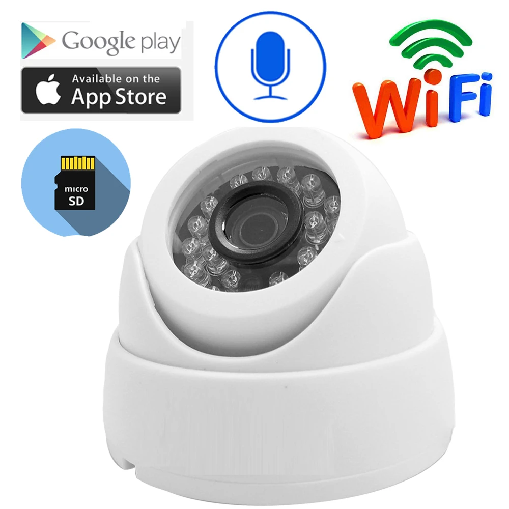 Ip-камера 1080 p Wifi 720 P 960 P HD Домашняя безопасность Onvif Беспроводная CCTV камера TF слот для карт инфракрасная звуковая купольная камера