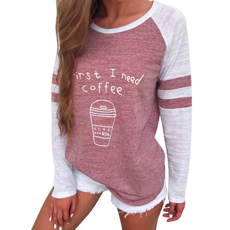 

Summer Long Sleeve Tops Women Blouse Loose Striped Harajuku Casual Tee Shirt Femme Hipster Tumblr Blusa Streetwear