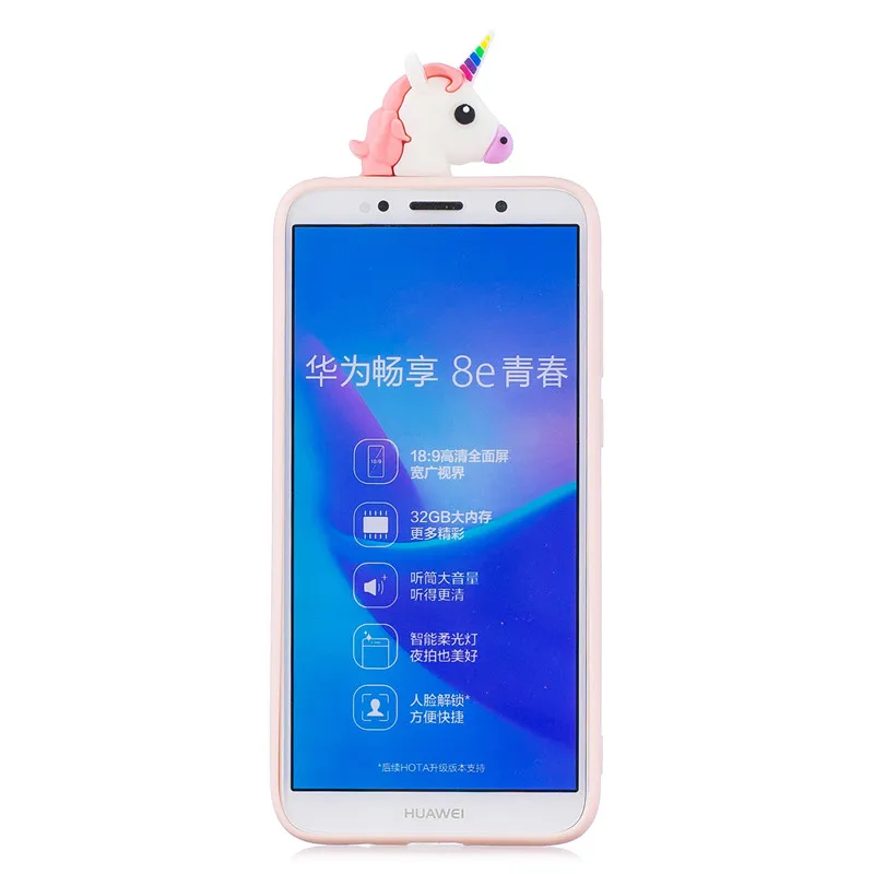 Чехол для телефона Huawei Honor 7A чехлы 7 A искусственные Чехлы 5 45 дюйма мультяшная 3D