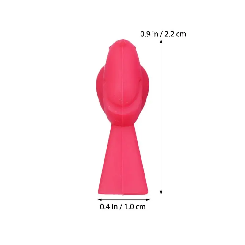 6PCS Bird Tits Wine Glass Marker Silicone Wine Glass Recognizer Cup Distinguisher(Mixed Color