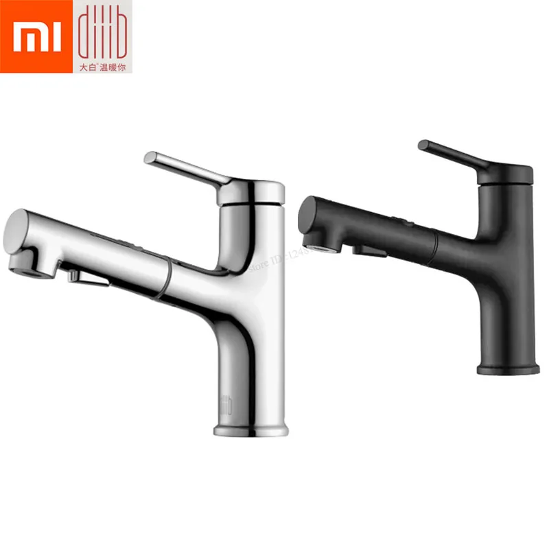 

Xiaomi Mijia Dabai Bathroom Basin Faucet With Pull Down Sprayer 2 Spray Mode Single Lever Handle Mixer Tap