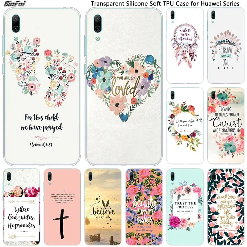 

Hot Bible verse Philippians Jesus Christ Christian Case for Huawei Mate 10 20 Lite Pro Enjoy 9S Y9 Y7 Y6 Y5 2019 2018 Pro 2017