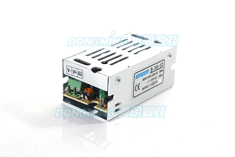 

2016 New! Output iron shell switch power supply 12v 1a 10w IP25 Led Driver adapter transformer For 3528/5050 Strip Free Shipping