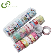 10 Stks/partij 200Cm Lengte Cartoon Zelfklevende Masking Tape Decoratieve Afdichting Tape Diy Briefpapier Scrapbooking Sticker Speelgoed Gyh