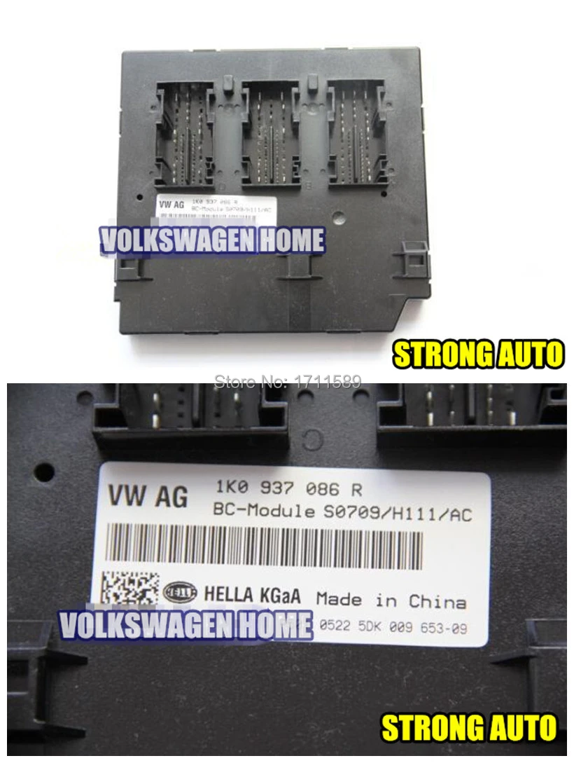 Originele vw J519 bc module bcm module voor golf mk6 gti xenon licht