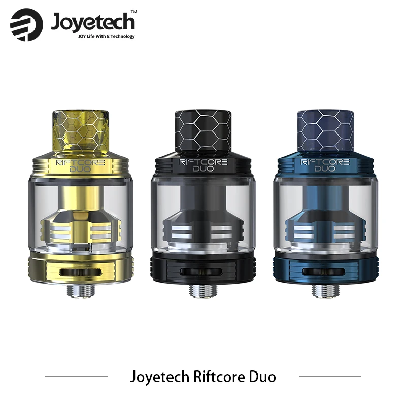 

Original Joyetech RIFTCORE Duo Atomizer 3.5ml Big Capacity Electronic Cigarettes Tank 510 thread fit Electronic cigarettes Kits