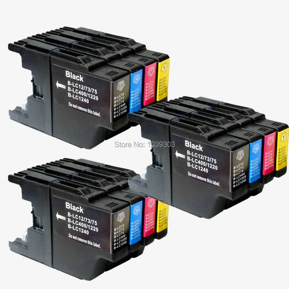

Картридж для струйных принтеров Brother LC1240 LC1280 LC75 LC73 LC77 LC79 LC12 LC17 LC450 LC400