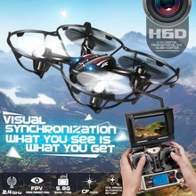 2017 FPV Mini Drones With Camera Hd H6d Quadcopters With Camera Flying Helicopter Camera Professional Drones Rc Dron Copter
