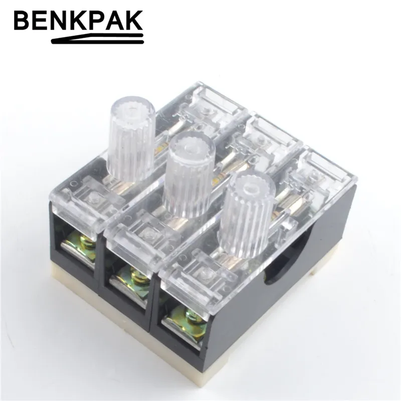 

triple type 6X30 Fuse base/ Fuse Holder with 10A glass fuse inside