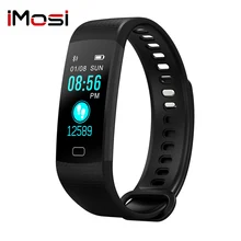 Imosi Smart Band Y5 Монитор артериального давления сердечного ритма высокая яркость цветной экран Смарт Браслет уведомления