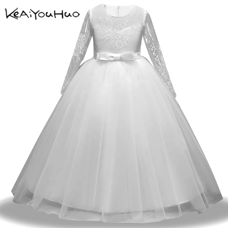 

Kids Dresses For Girls Wedding Dress 2018 High Quality Summer Teenagers Dress Lace Princess Party Girls Dress Vestidos Clothing