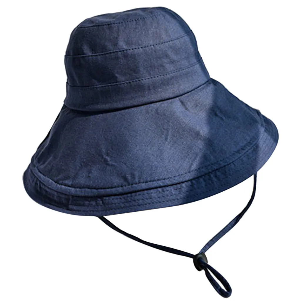 Womail, женская шляпа, летняя, женская, удобная, для бассейна, шляпа в рыбацком стиле, повседневная, с козырьком, складная кепка, шляпа от солнца, f25